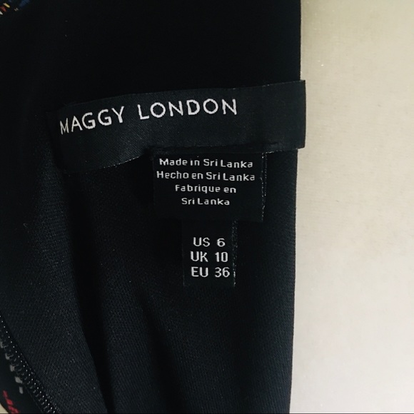 Maggy London high neckline bodycon stretch dress 6 - Picture 5 of 7